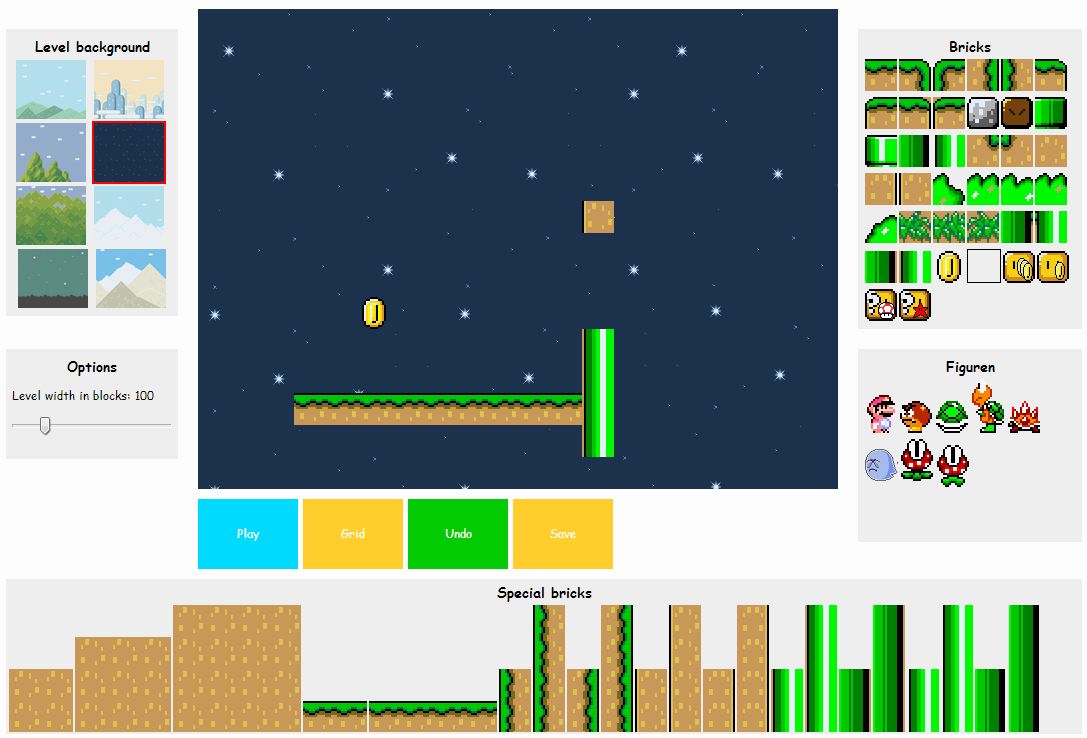 Super Mario online version powered by HTML5 Techglimpse