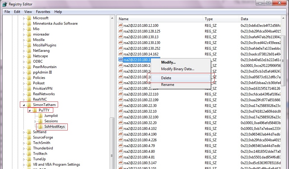 How to Delete Outdated RSA Keys from PuTTY in Windows? Techglimpse