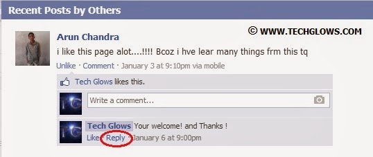 How to Add/enable REPLY Button to Facebook Comments on Facebook Profile
