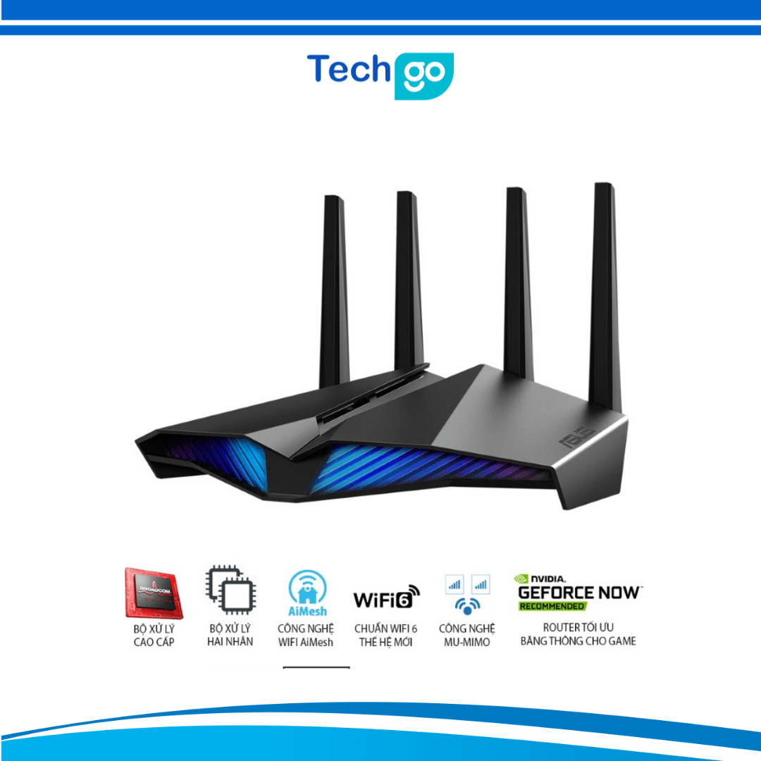 Bộ phát Wifi Gaming ASUS RTAX82U (Wifi 6, AX5400)