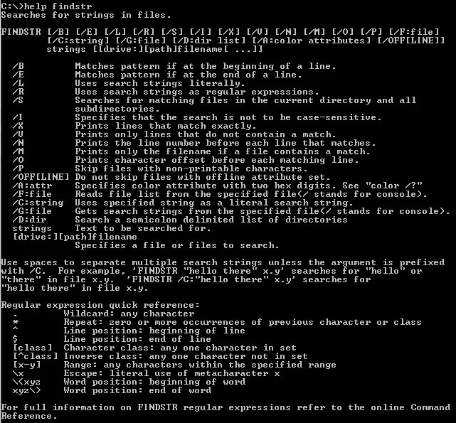 windows grep equivalent to search text Techgoeasy