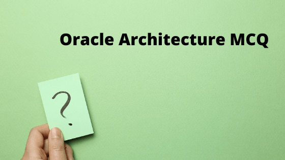 Oracle Architecture MCQ Techgoeasy