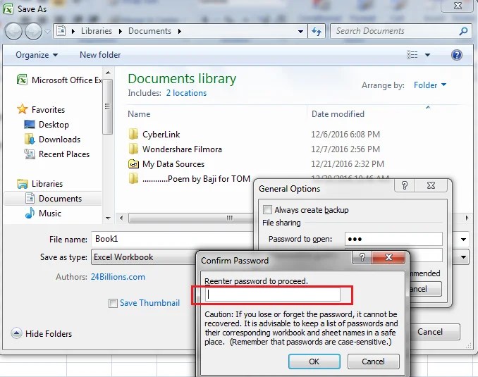How to Lock an Excel file with a Password (very easy)