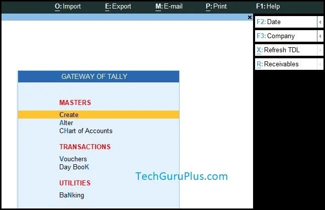 Tally Prime Color Change TDL code