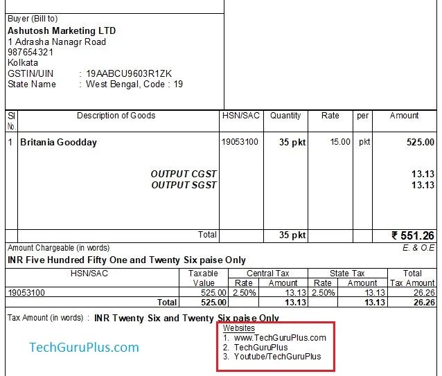 Tally Prime Add Own Terms and Important Lists in Invoice TDL Code