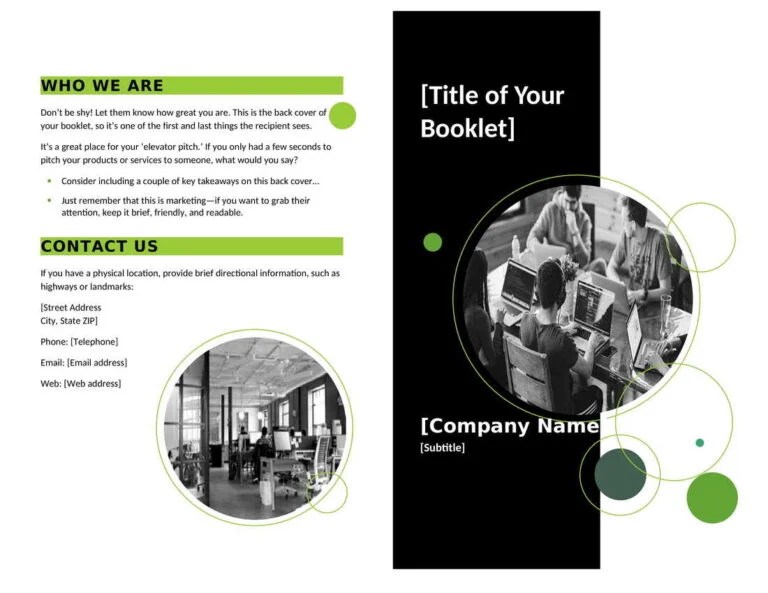 Tech booklet Template In Word (.Docx File Download)