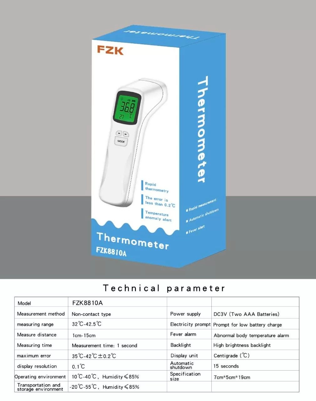 FZK 8810A Infrared Thermometer Price In Pakistan PC Technologies