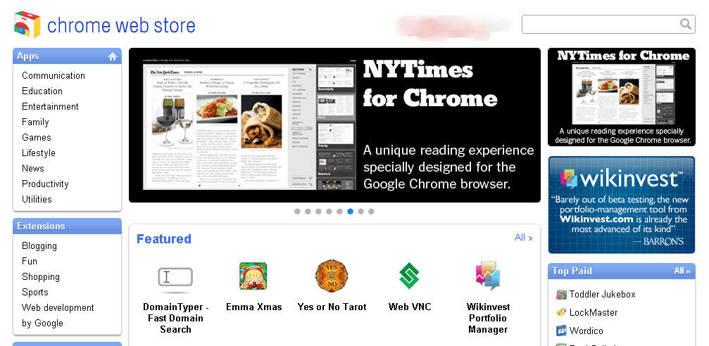 google web store games