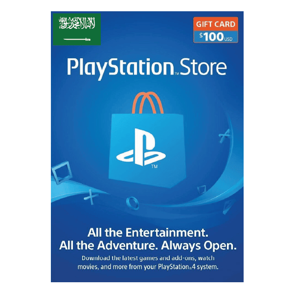 PlayStation Store 100 USD Gift Card Digital Code Saudi Arabia TECH HAUZ