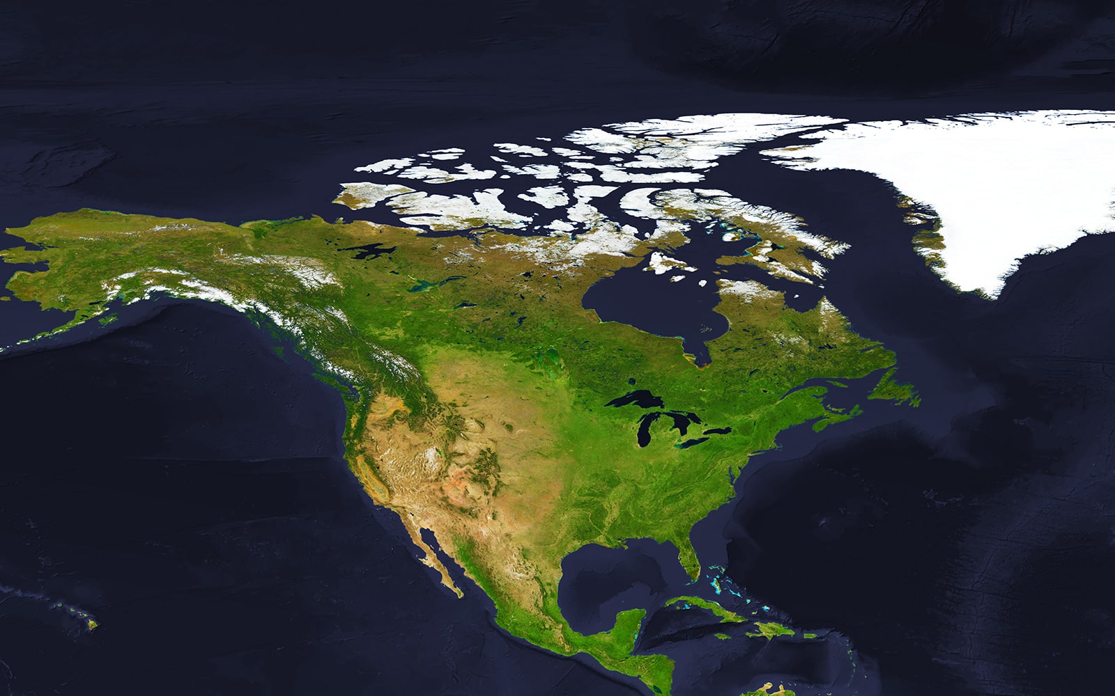 Satellite Image Of Canada Remote Sensing (Satellite & Lidar) For Wildlife & Nature | Wwf Canada