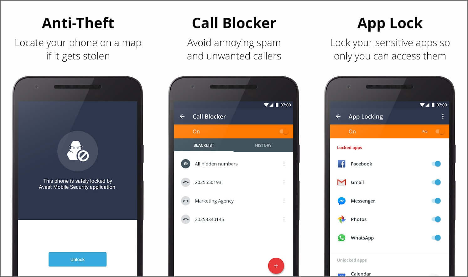 Avast App Lock Avast Protection for Mobile & Computers