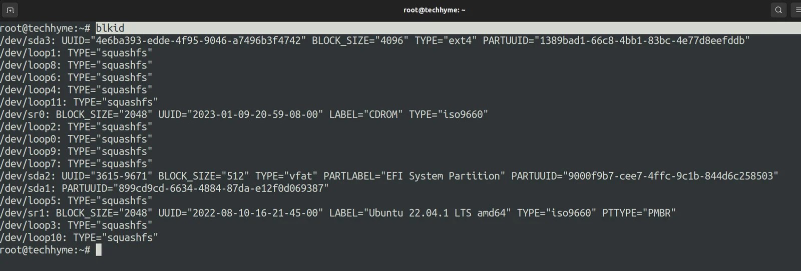 3 Ways To Get the UUID of a Disk Partition in Ubuntu Linux Tech Hyme