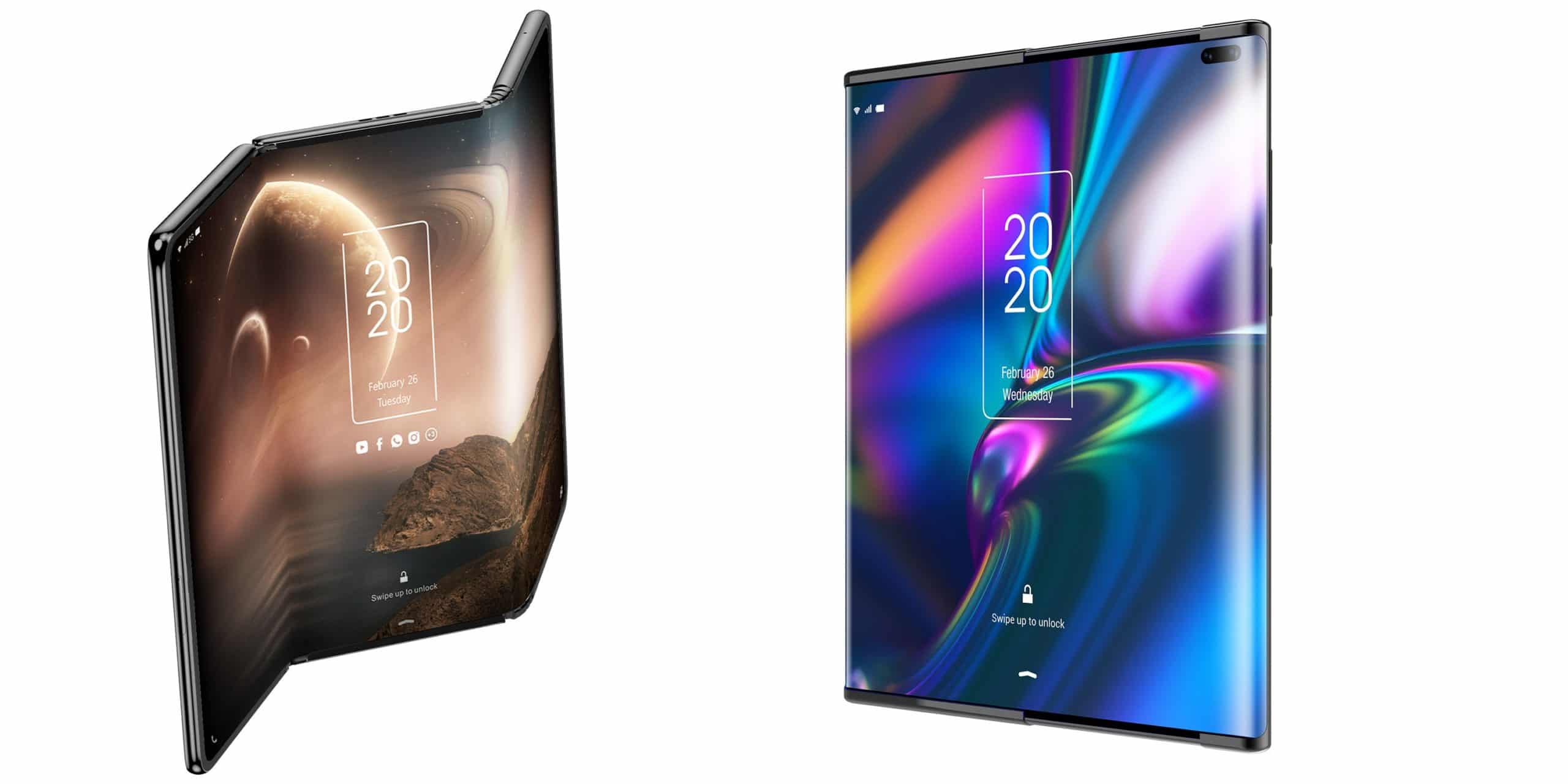 TCL Showcases Rollable Display And TriFold Foldable