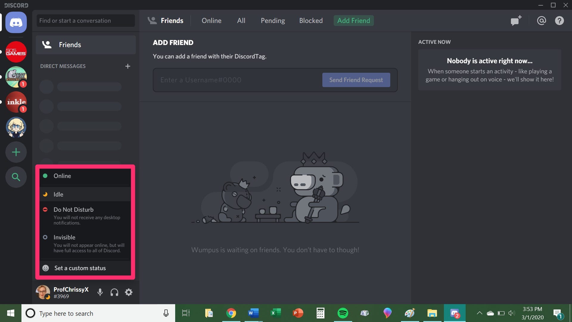 How To Change Your Discord Status — The Second Angle