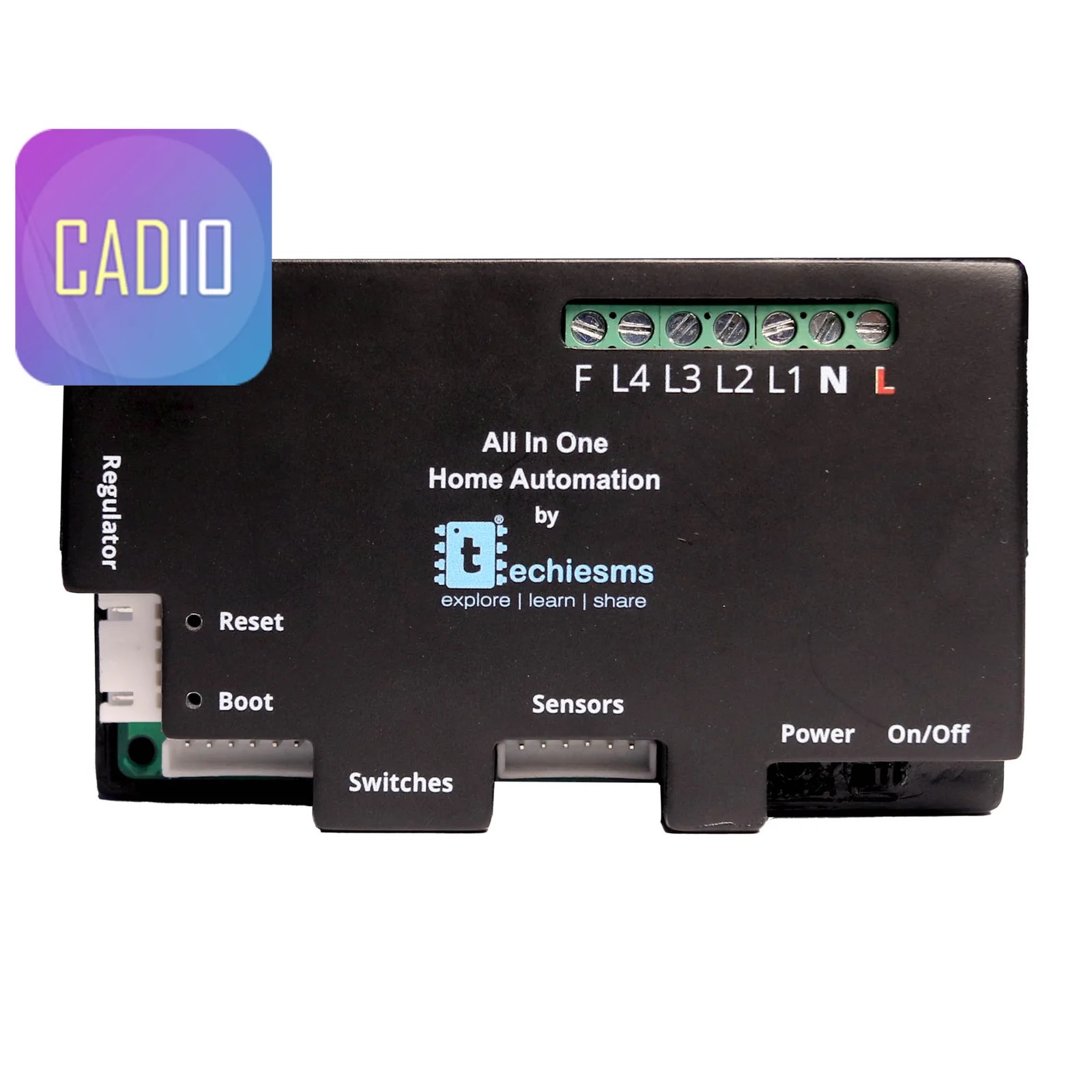 All in One Home Automation Project V3 (With CADIO Firmware) techiesms