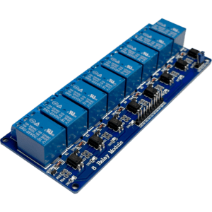 8 Channel Relay Module Isolated Optocoupler 5V 10A - techiesms
