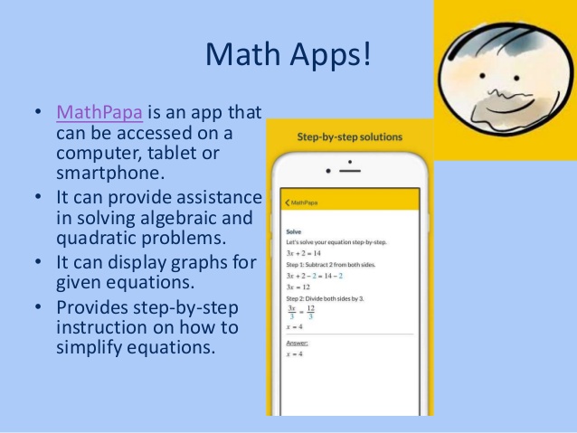 Educational App for Kids Download MathPapa Algebra Calculator App