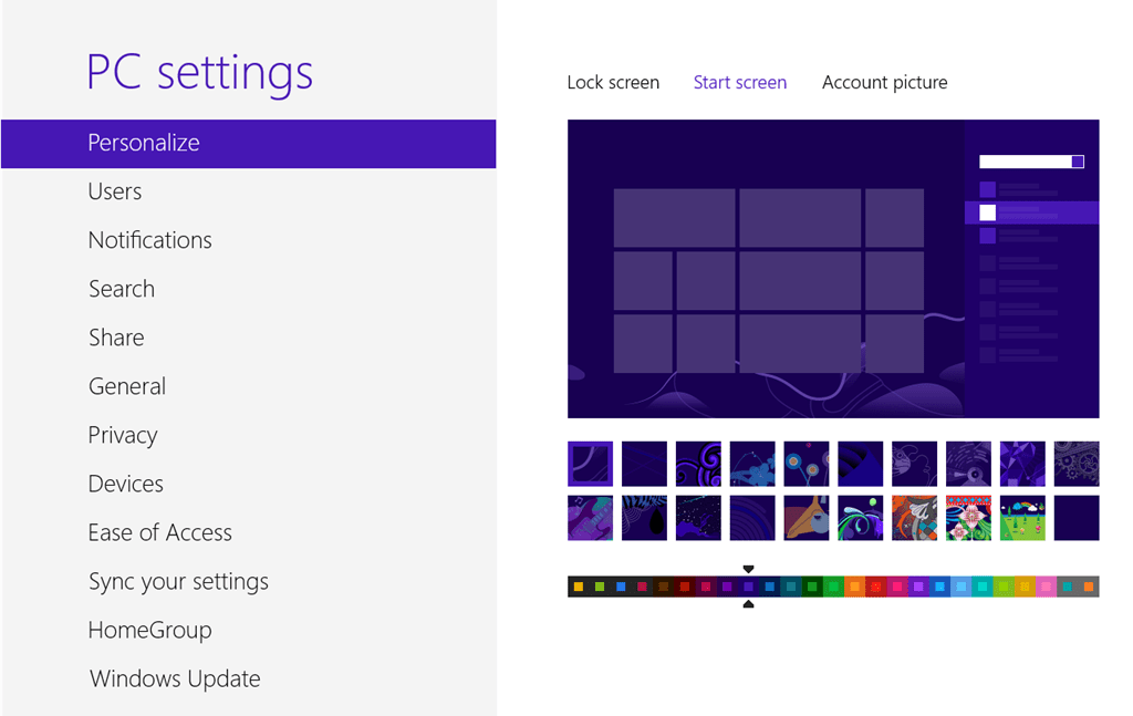 How to access Colors and Accents in Windows 8.1 Teching It Easy