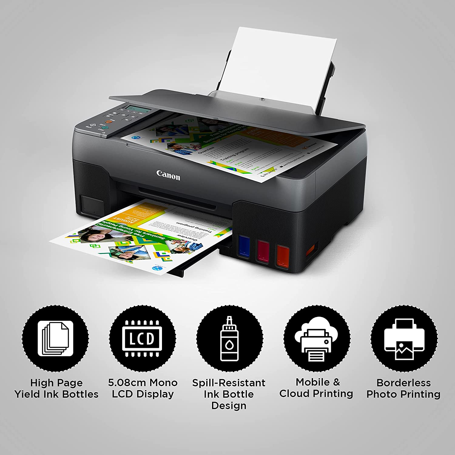 CANON PIXMA G3020 AllinOne WiFi Ink Tank Colour Printer Techinn