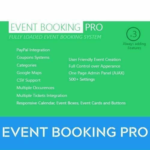 Event Booking Pro WP Plugin TecHippo