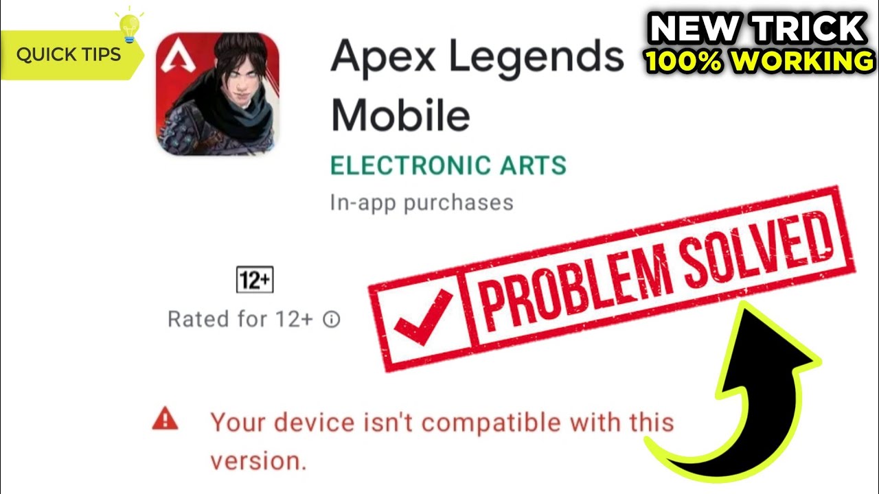 Apex Legends Mobile Not Compatible Devices How to FIX TechisNext