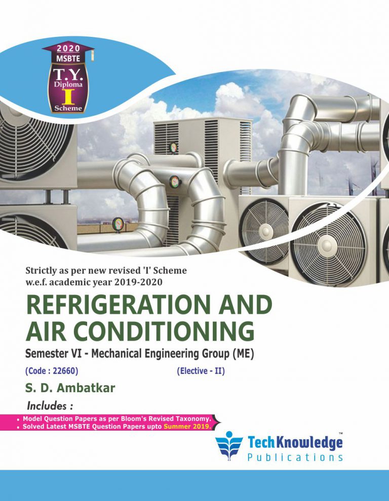 Refrigeration and Air Conditioning Techknowledge Publications