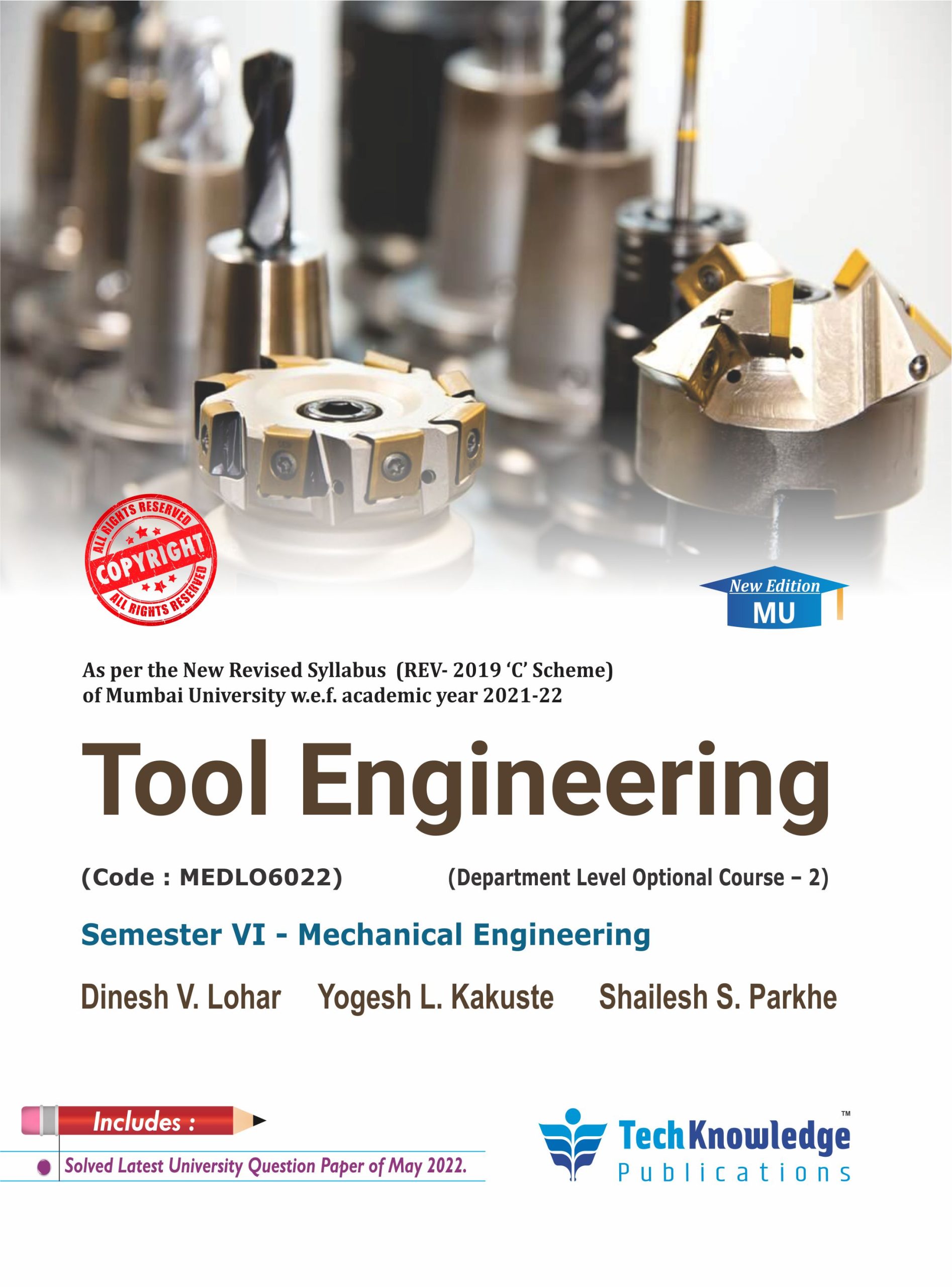 Tool Engineering Techknowledge Publications