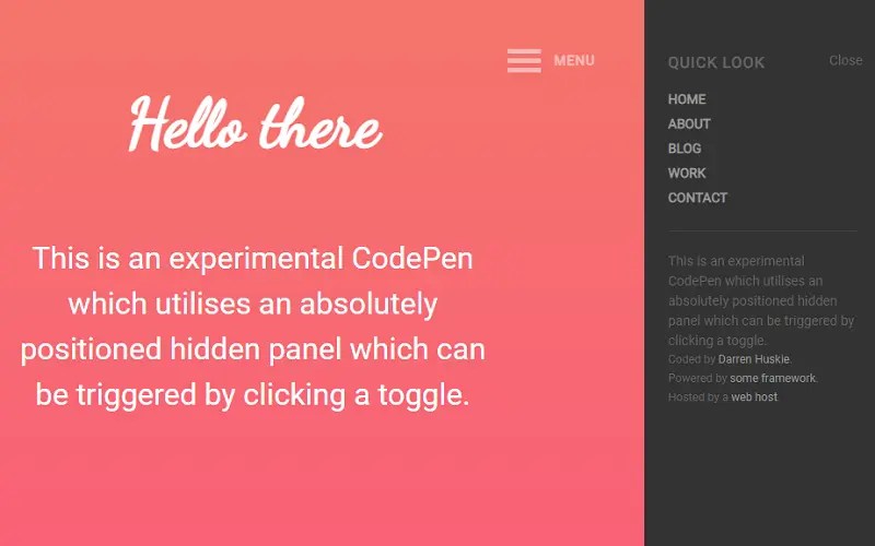 15 Best Free CSS OffCanvas Menus In 2024