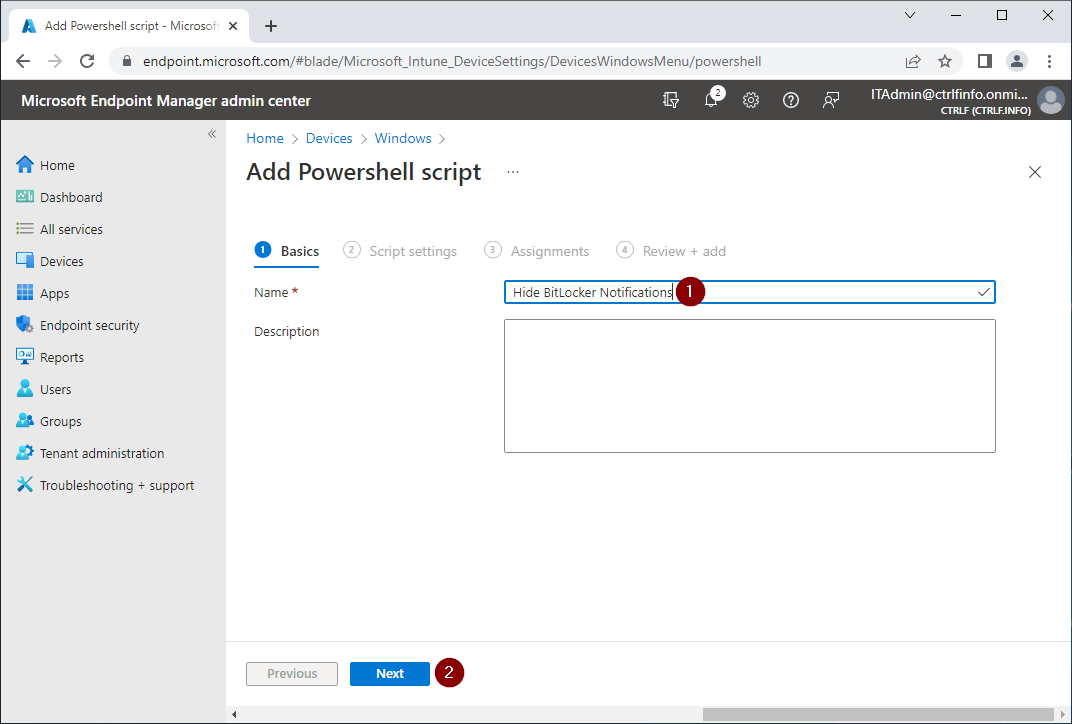 Silently enable BitLocker using a Disk Encryption Policy with Microsoft