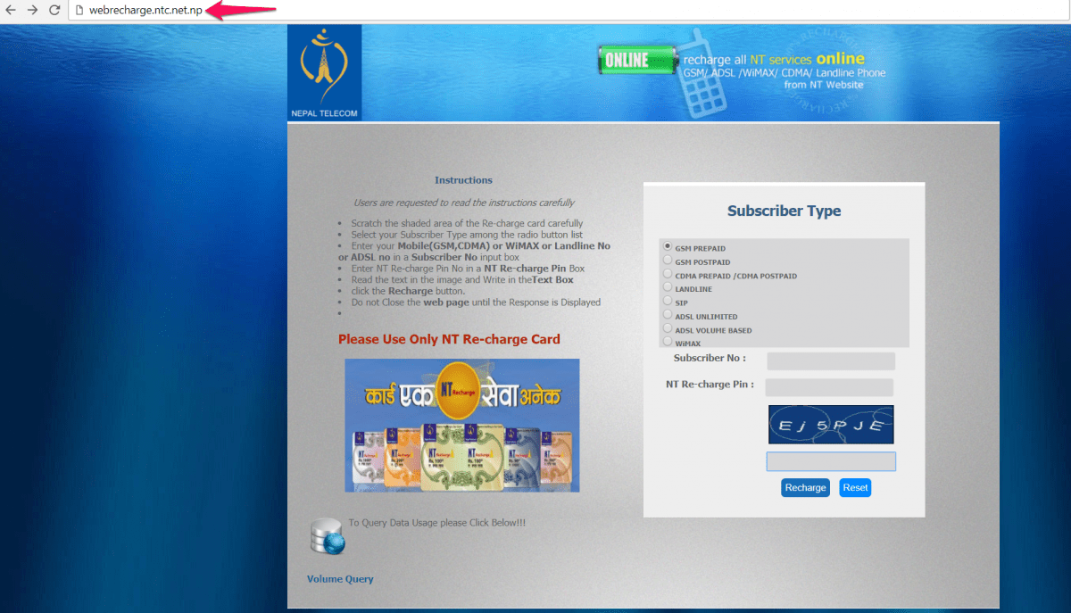 How to Recharge Nepal Online?