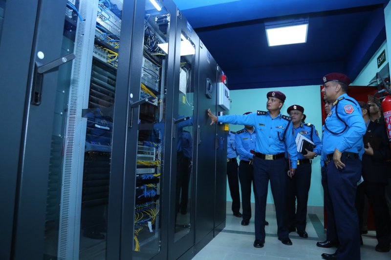 IGP Khanal Inaugurates Nepal Police Data Center