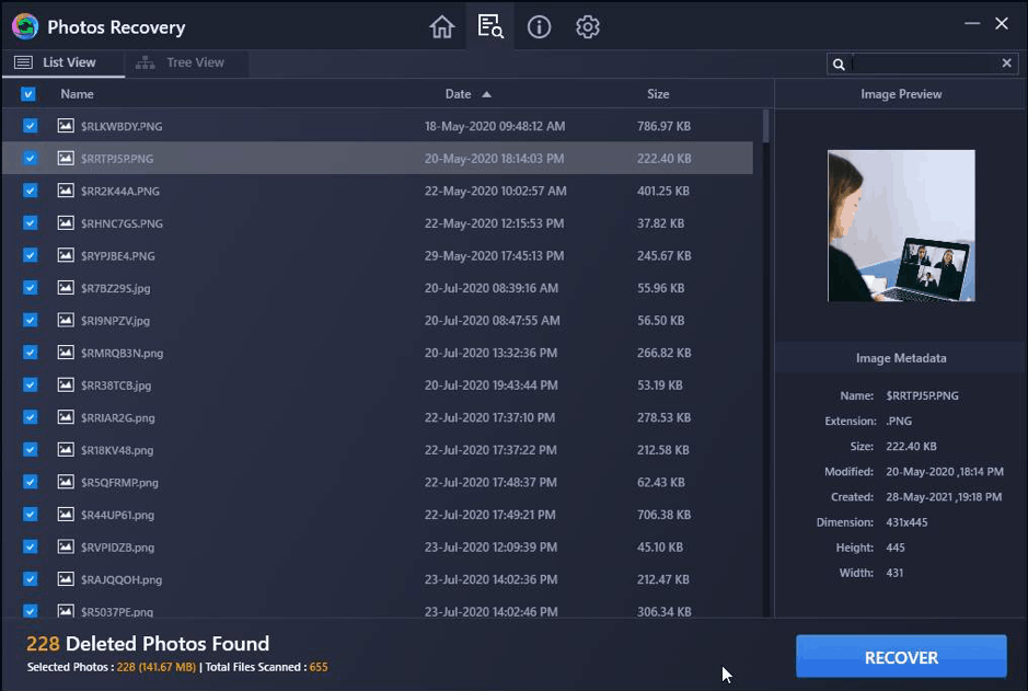 How to Restore Recovered Photos Using EXIF Metadata?