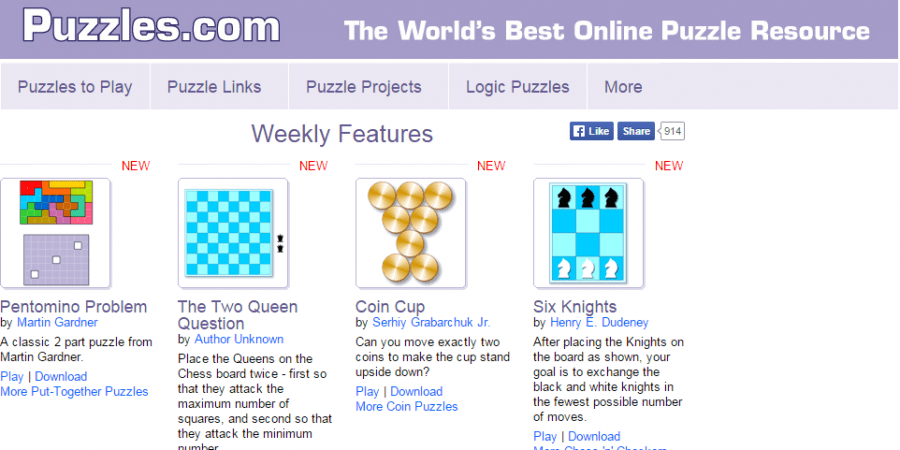 5 Best Websites to play puzzles online