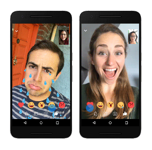Facebook Messenger Improves Video calling with animated reactions