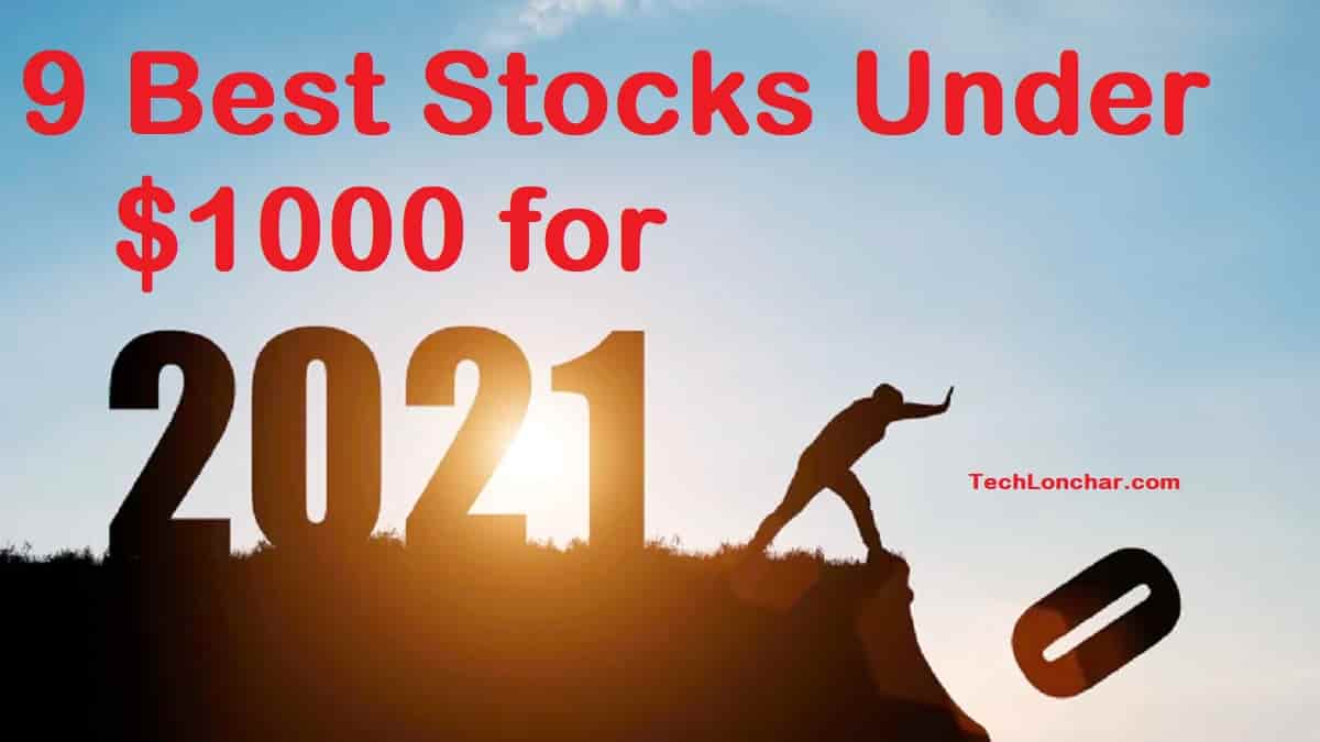 9 Best Stocks Under 1000 for 2021
