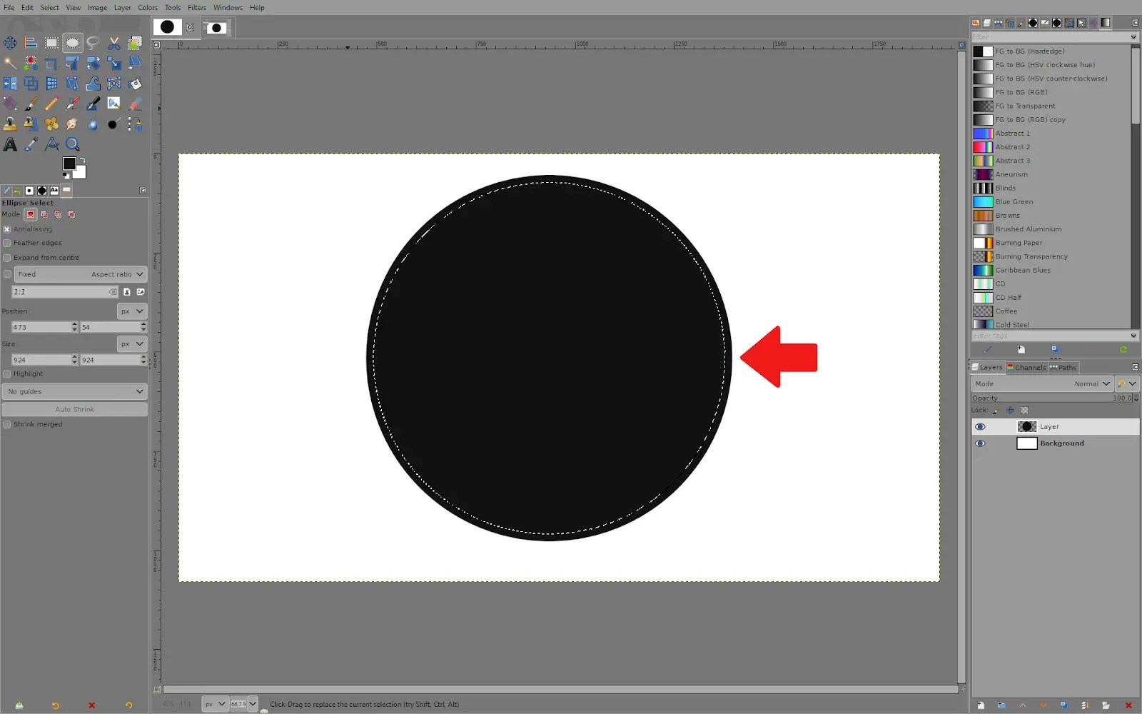 How to Draw a Circle in GIMP Tech Lounge