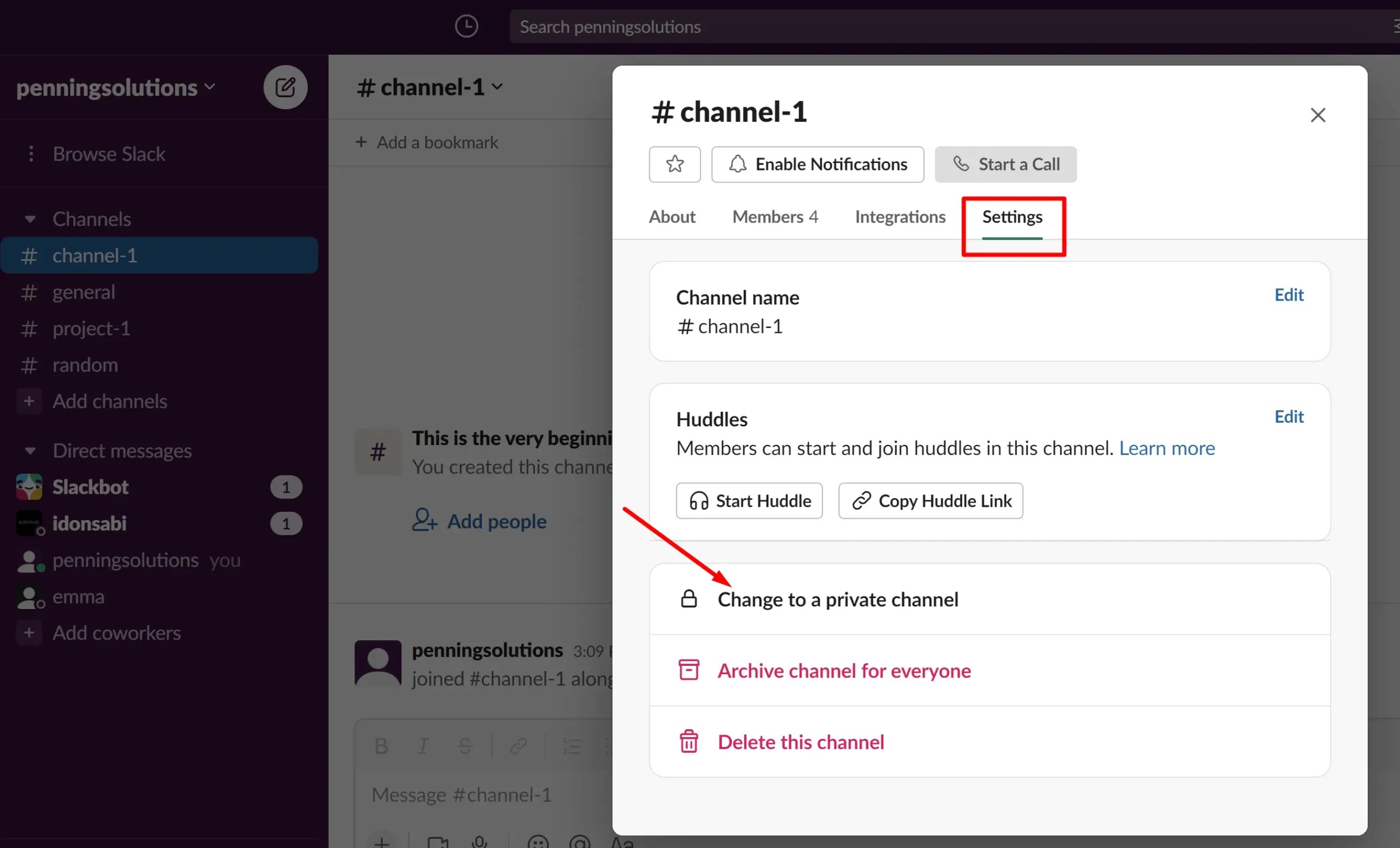 How to Make a Slack Channel Private Tech Lounge