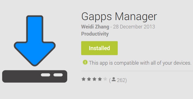 [HowTo] Download Gapps Easily with Gapps Manager App TechLoverHD