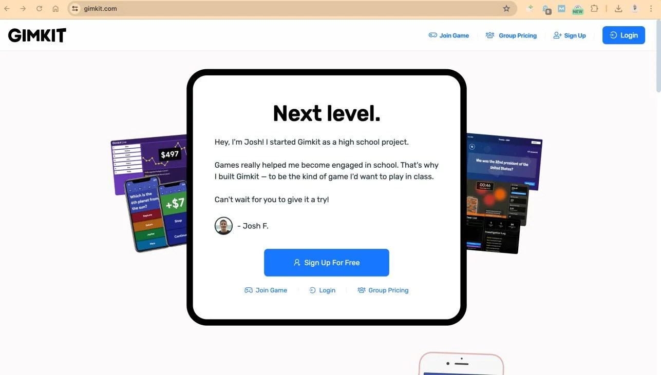 Gimkit Home A Fun and Interactive Way to Learn TechloverSAhmad(04)