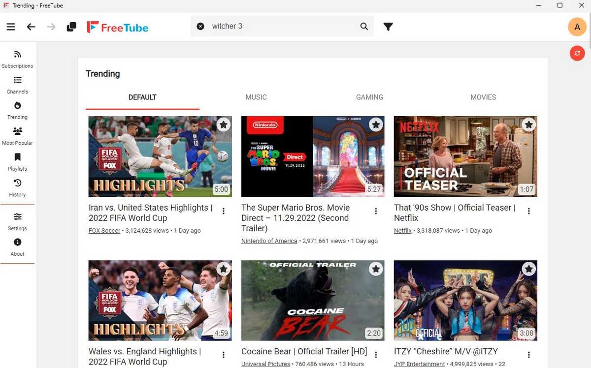 Freetube: Ένας δωρεάν client για Youtube σε Windows, Linux και Mac