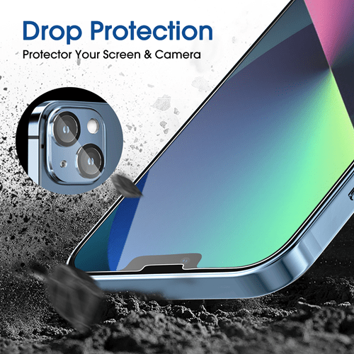 amFilm Screen Protector & Camera Protector for iPhone 13/13