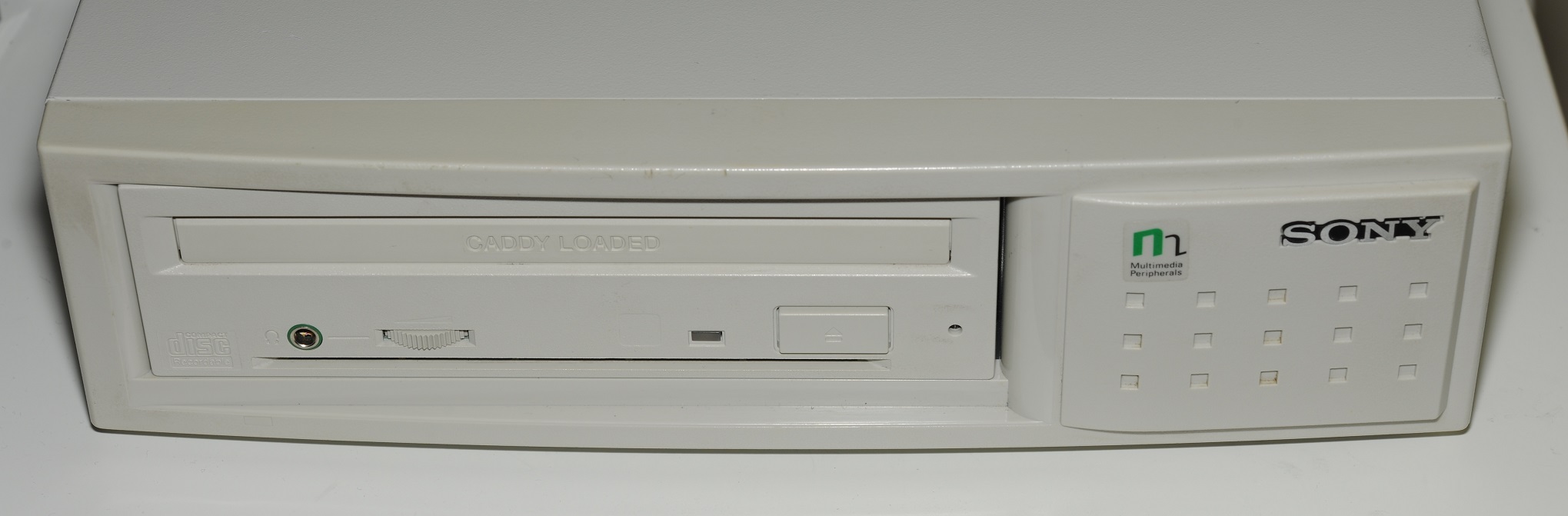 A look at a vintage Sony CD Burner Matt's Tech Pages