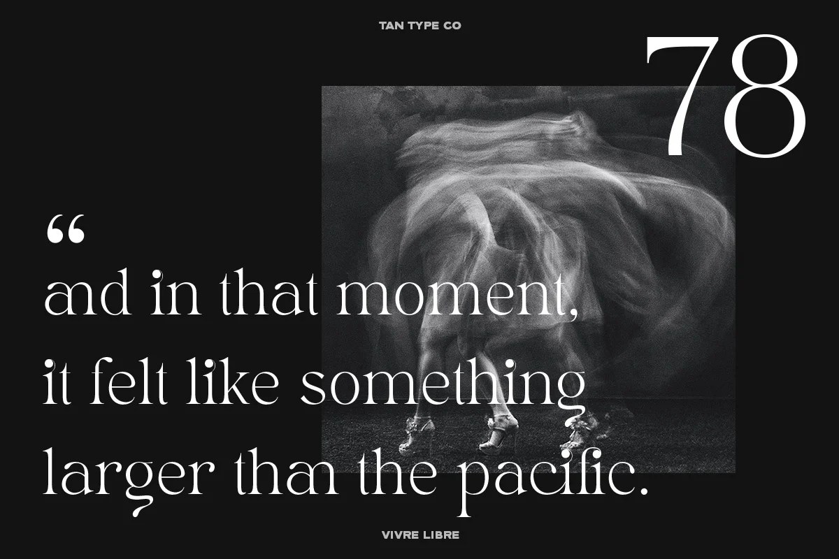 Tan Vivre Libre Font Family Free Download