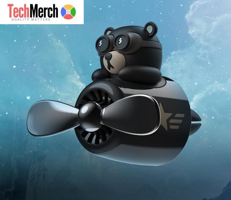 Cute Bear Pilot Air Freshener Car Perfume