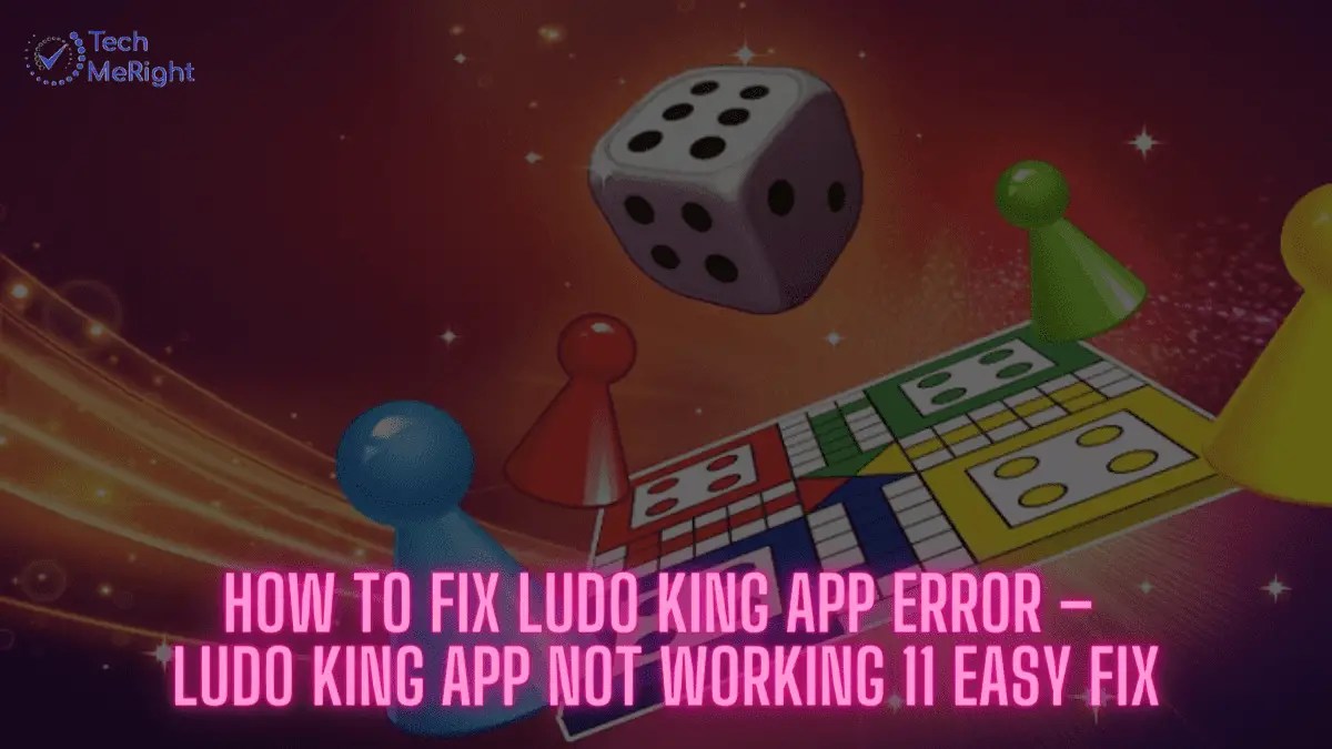 How to Fix Ludo King App Error TechMeRight Blogs on Tech Trend
