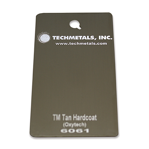 Aluminum Hard Coat Anodize Type III Anodizing MIL A 8625 AMS 2482