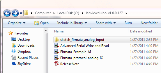 labviewduino fil placering på c drevet