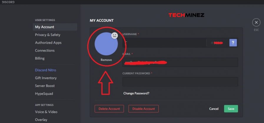 Invisible Discord Name and Avatar Make Discord Username