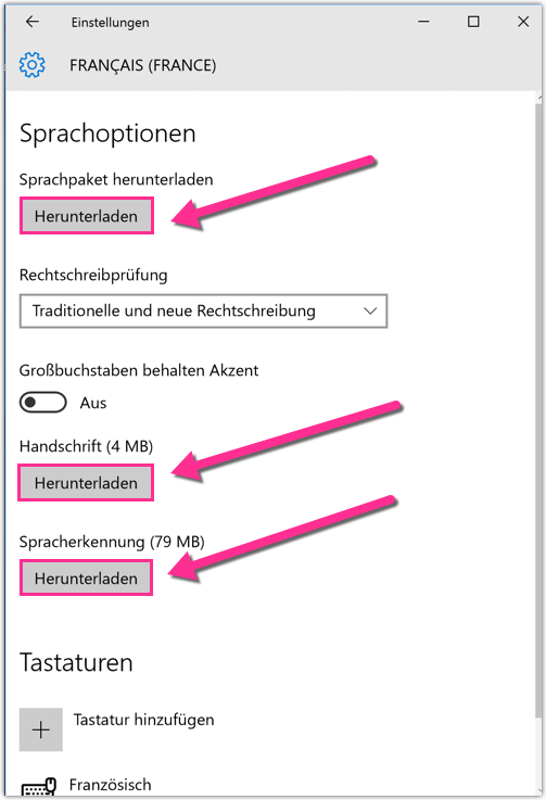 Anleitung: Windows 10 auf Deutsch oder eine andere.