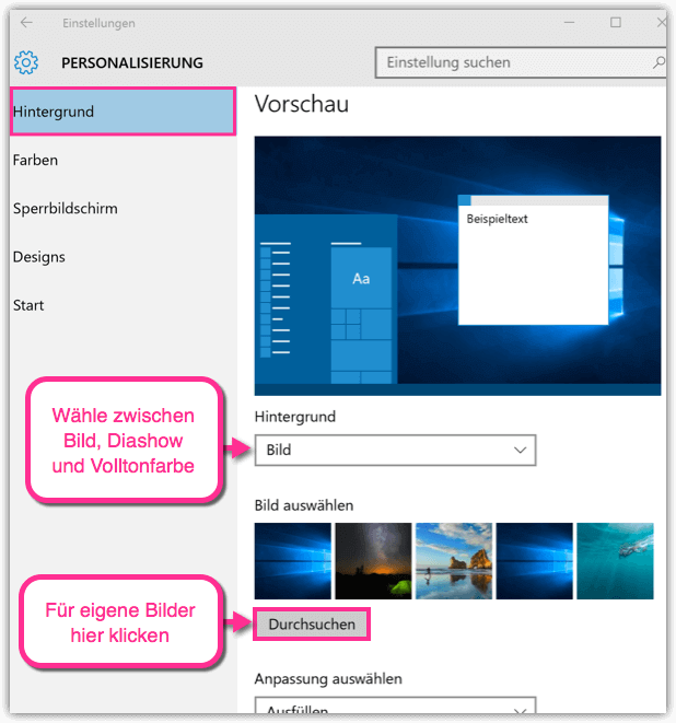 Ballaststoff Gelblich Körper windows 10 diashow ordner Snack Frech